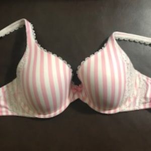 Pink Stripe Victoria Secret Bra